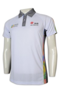 P1165 Design Contrast Polo Shirt Sublimation Waist Power Industry Power Engineering Polo Shirt Manufacturer